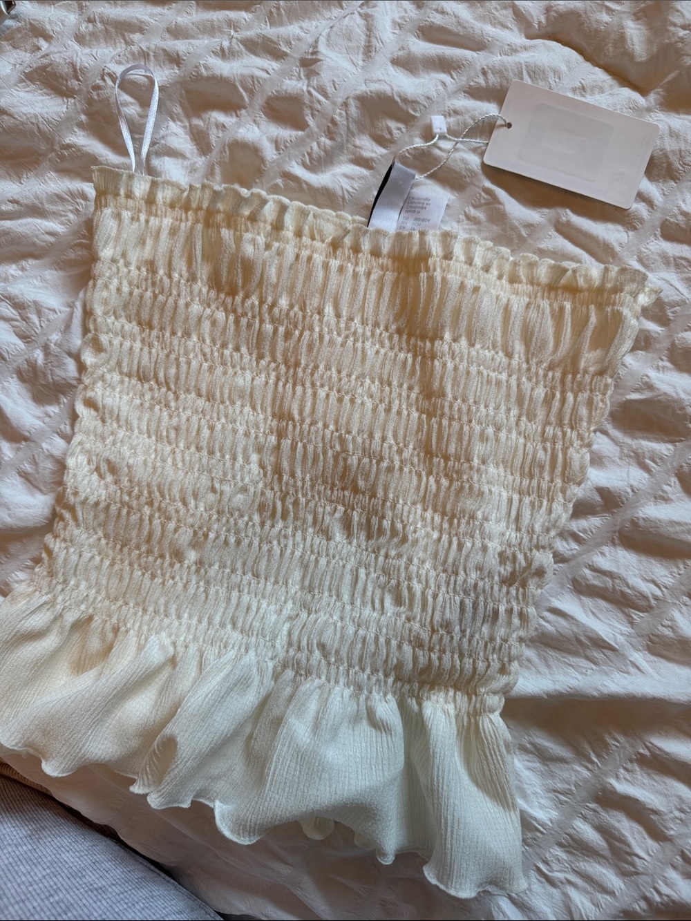 HM Strapless top